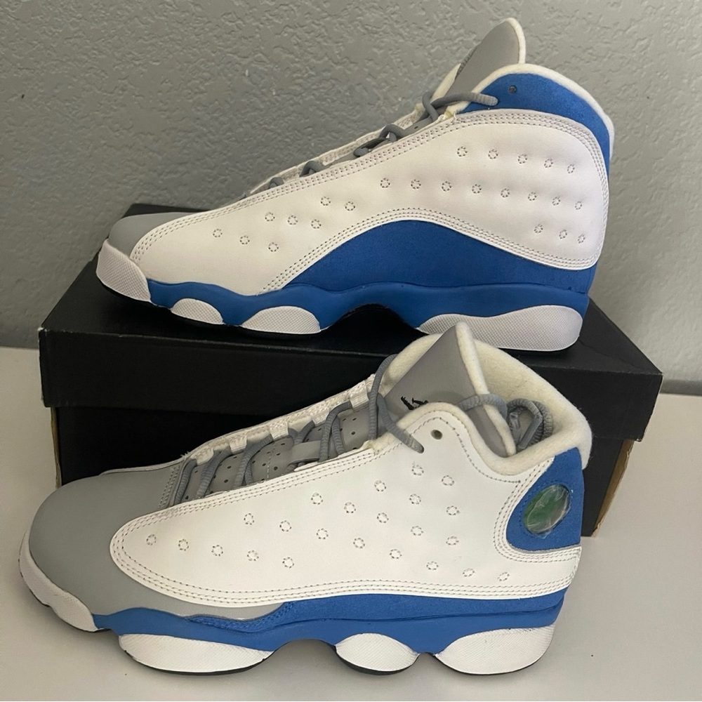 Air Jordan Retro 13 GG Italy Blue - 439358-107 - Size 6.5Y
